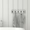 Flash Furniture 24" Whitewashed Wall Mount Coat Rack with Hooks HFKHD-GDI-CRE8-332315-GG - alternate 9